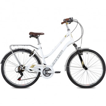 Дорожный велосипед STINGER VICTORIA 26" белый с рамой 15" 26SHV.VICTOR.15WH2