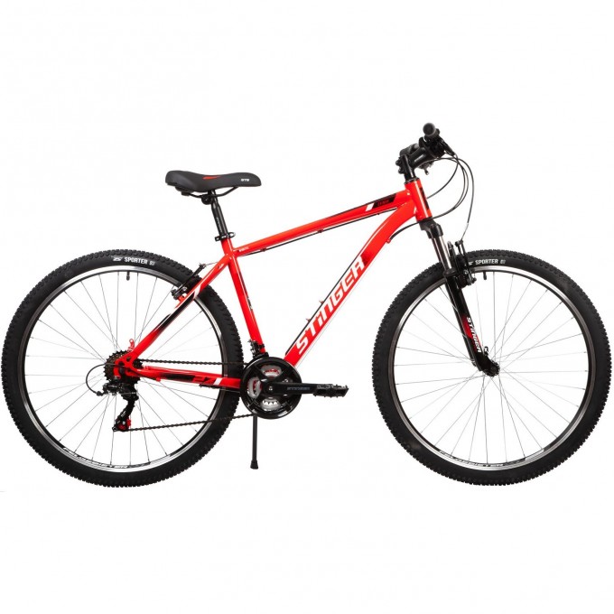 Горный велосипед STINGER CAIMAN 27" красный с рамой 16" 27SHV.CAIMAN.16RD1 Горный велосипед STINGER CAIMAN 27" красный с рамой 16" 27SHV.CAIMAN.16RD1