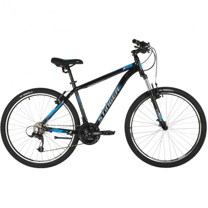 Горный велосипед STINGER ELEMENT STD MS 27" черный с рамой 20" 27AHV.ELEMSTD.20BK10 Горный велосипед STINGER ELEMENT STD MS 27" черный с рамой 20" 27AHV.ELEMSTD.20BK10