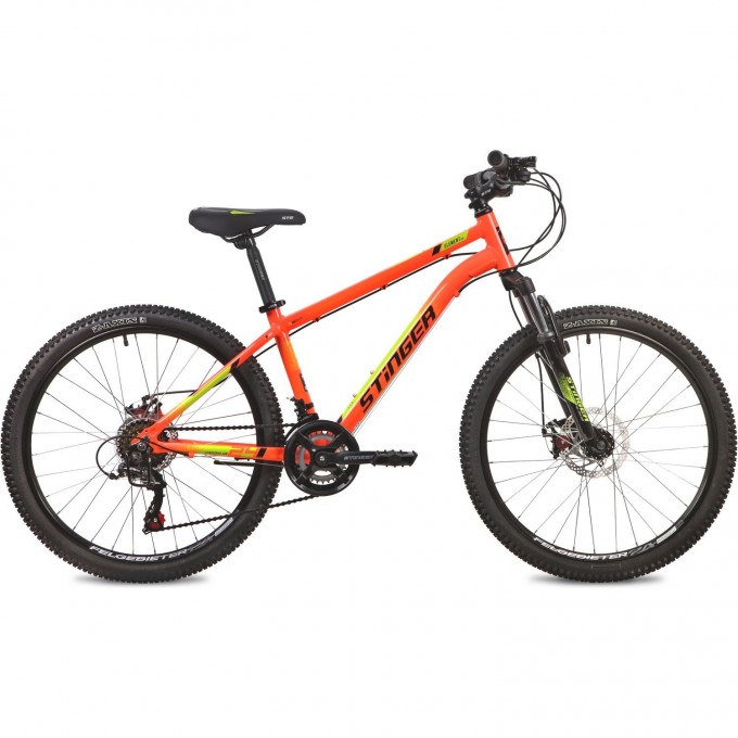 Подростковый велосипед STINGER ELEMENT EVO MS оранжевый с рамой 12" 24AHD.ELEMEVO.12OR10 Подростковый велосипед STINGER ELEMENT EVO MS оранжевый с рамой 12" 24AHD.ELEMEVO.12OR10